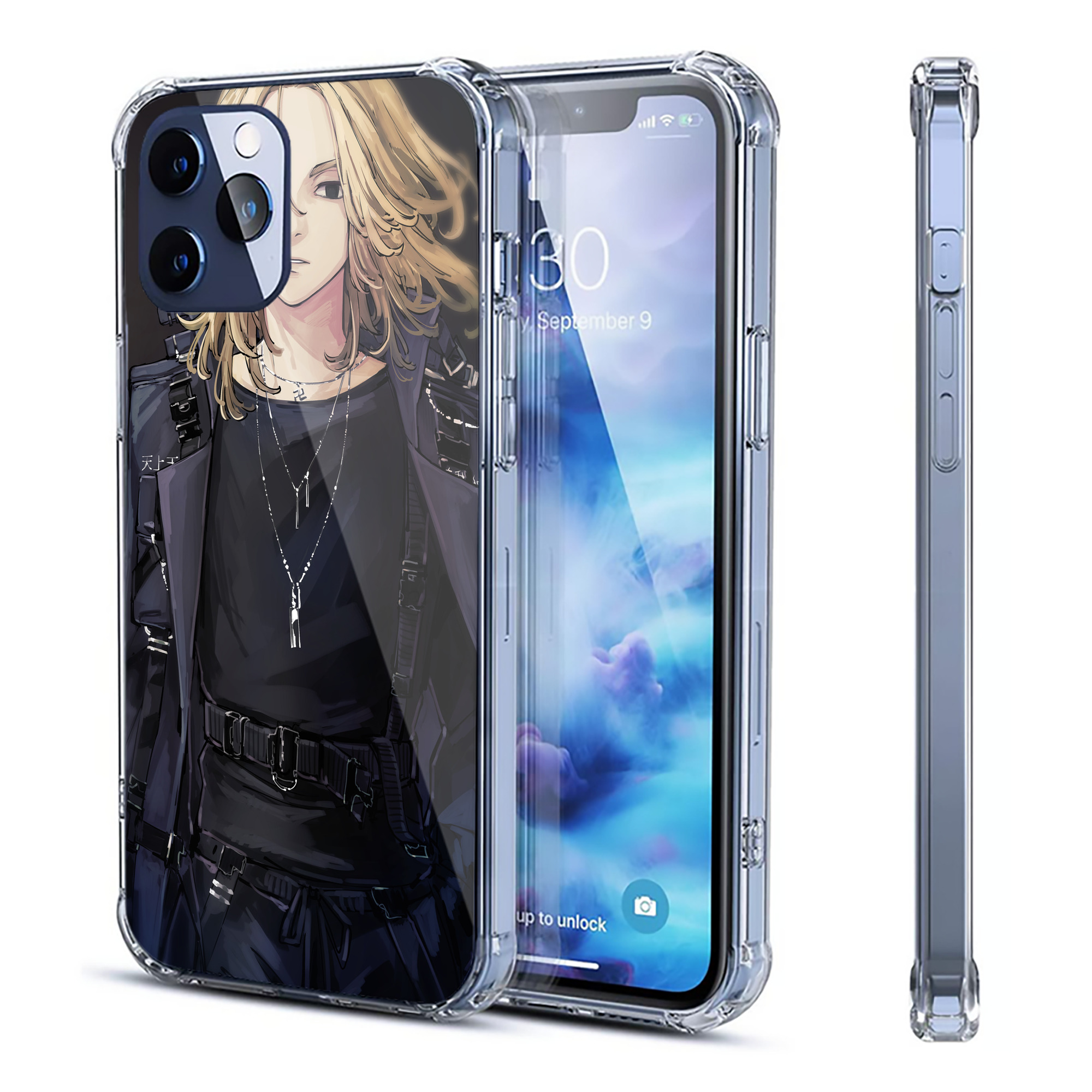 （画像用） 東京リベンジャーズ Tokyo Revengers 【iPhone 12シリーズ対応】透明スマホケース（クリアソフトケース）